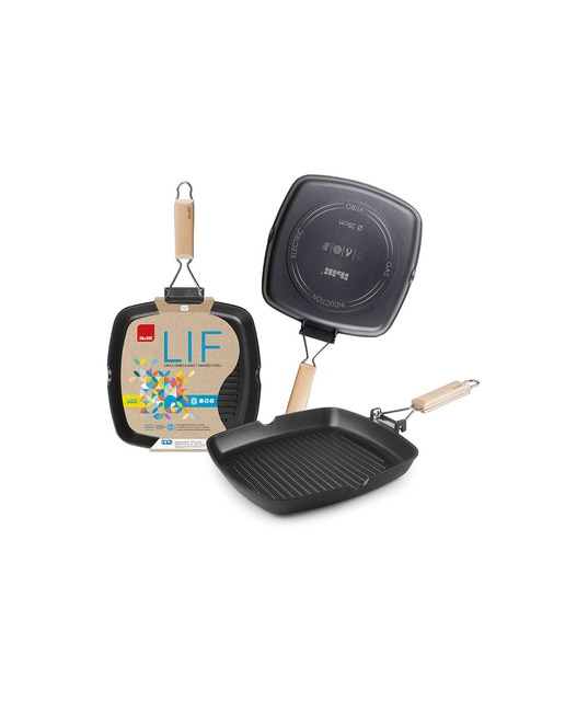 Grill lif asa abatible ondlado 28 cm