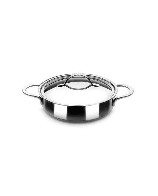 Tartera con tapa inox noah 26 cm