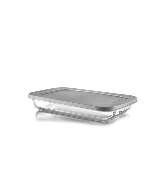 Fuente rectangular con tapa 2,20 lt