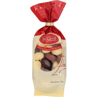Jacquot Amêndoas Cobertas de Chocolate Sortido embalagem 170 g