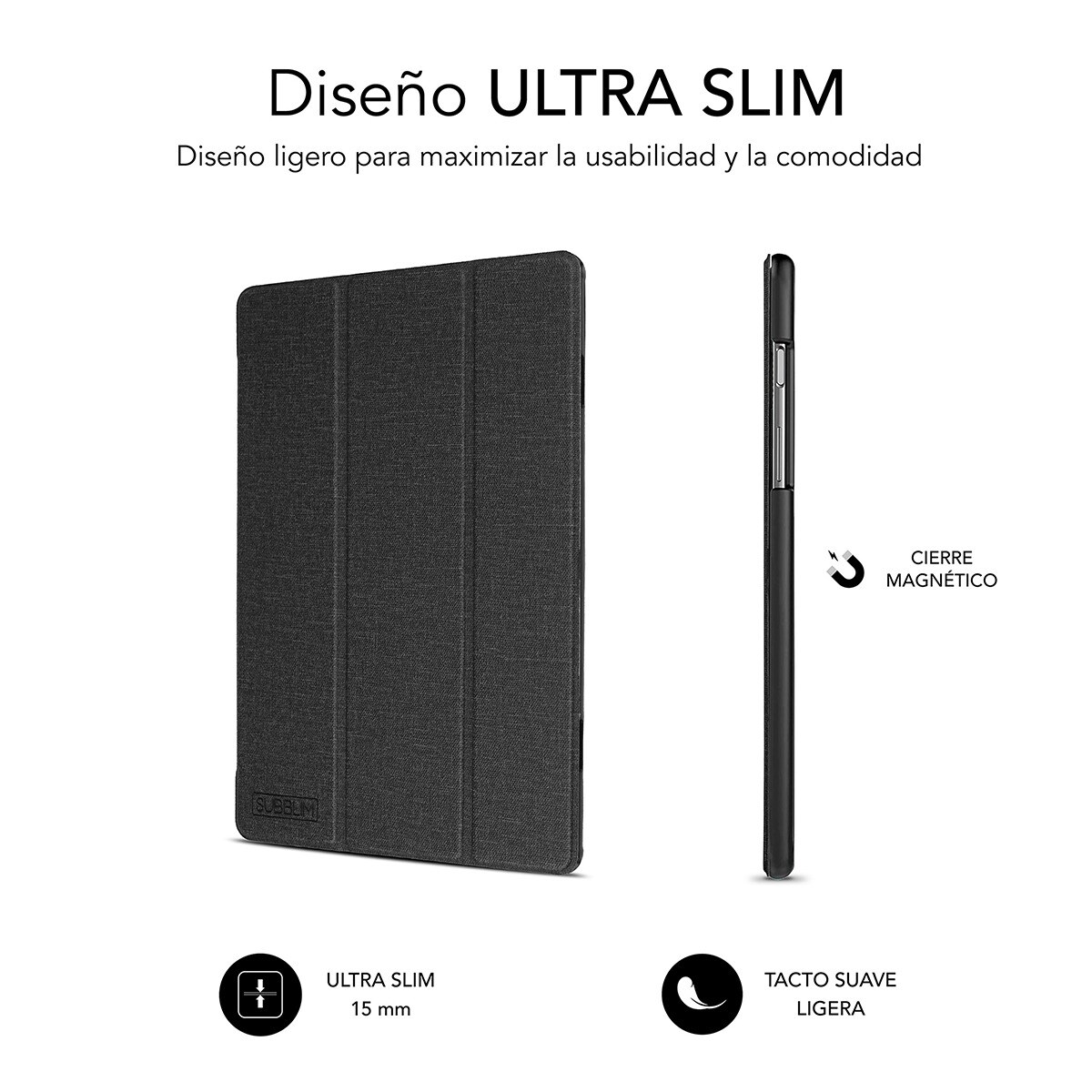 Capa Subblim Shock Case para Tablet Samsung Galaxy Tab A9 8,7" - Preto Preto-4