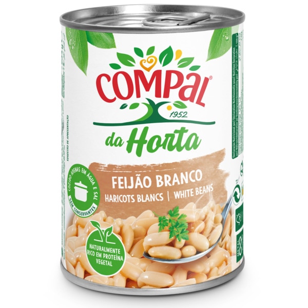 Feijão Branco da Horta lata 410 g