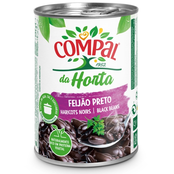 Feijão Preto da Horta lata 410 g