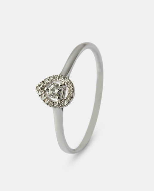 Anillo de oro y diamantees