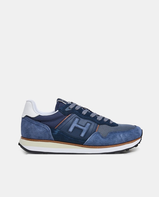 Hackett - Zapatillas Telfor Varsity hombre tipo running bajas piel.