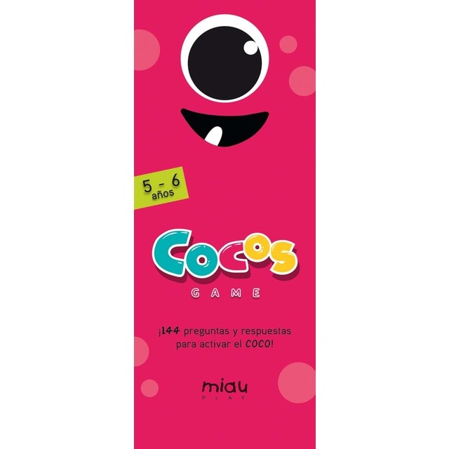 Cocos game 5-6 años: 144 preguntas y respuestas para activar el coco (Tapa blanda)