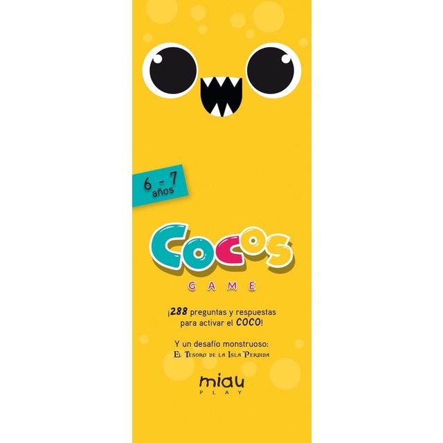 Cocos game 6-7 años: 288 preguntas y respuestas para activar el coco (Tapa blanda)