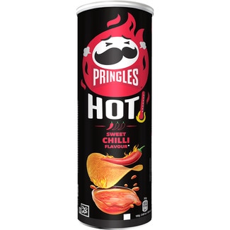 PRINGLES aperitivo frito de patata sabor Hot Sweet Chilli lata 160 g