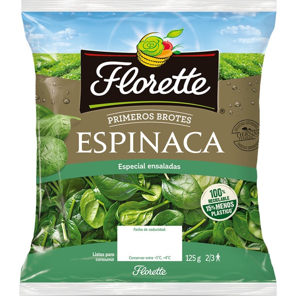 Spinat erste Sprossen Tasche 125 g