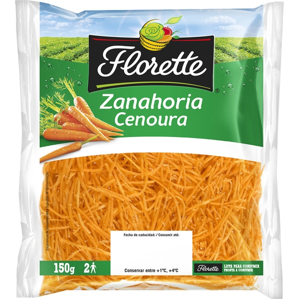 zanahoria rallada bolsa 150 g