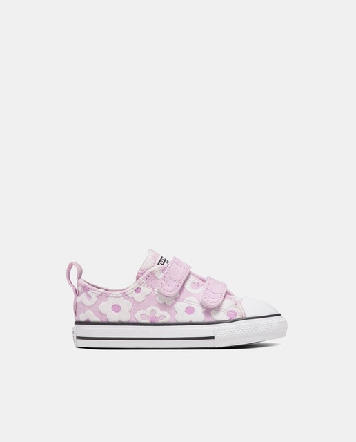 Zapatillas casual de bebé niña Chuck Taylor All Star 2V Baja Lona Converse