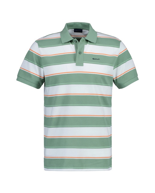Polo ruggers de manga corta en color verde