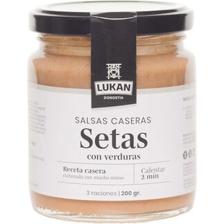 LUKAN GOURMET Home-style mushroom sauce with vegetables jar 200 g