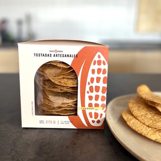 Tostadas mexicanas artesanales bolsa 275 g - Maiz Maya