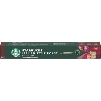 STARBUCKS Italian Style café espresso intensidad 11 estuche 10 cápsulas cápsulas compatibles con máquinas Nespresso