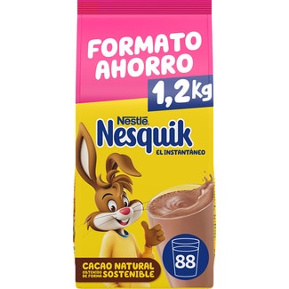 NESTLE NESQUIK cacao instantáneo sin gluten bolsa 1,2 kg