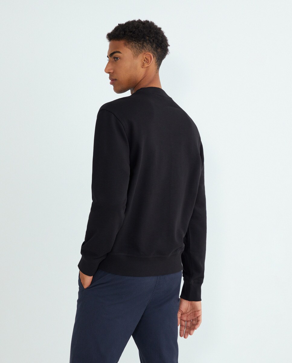Sweatshirt com logótipo Preto-3
