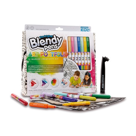 Kit Creativo Art Portfolio Blendy Pens Famosa