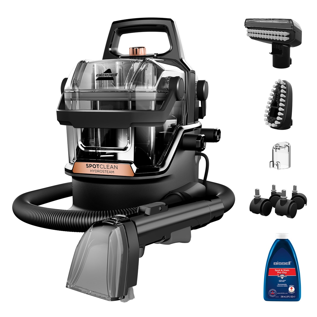 Bissell – Aspirador quitamanchas para tapicerías HydroSteam Pro 3700N.