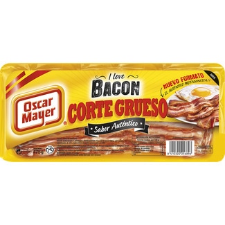 OSCAR MAYER bacon corte grueso en lonchas sin gluten envase 175 g