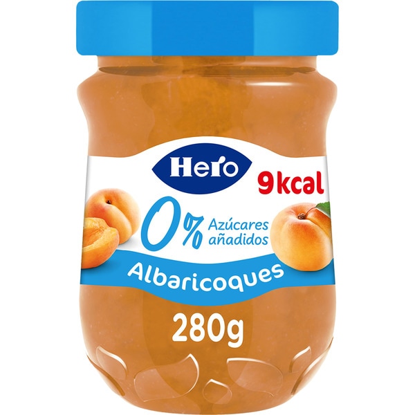 confitura de albaricoques 0% azúcares añadidos frasco 280 g