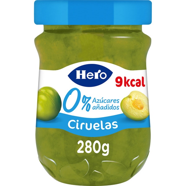 confitura ciruelas 0% azúcares añadidos frasco 280 g