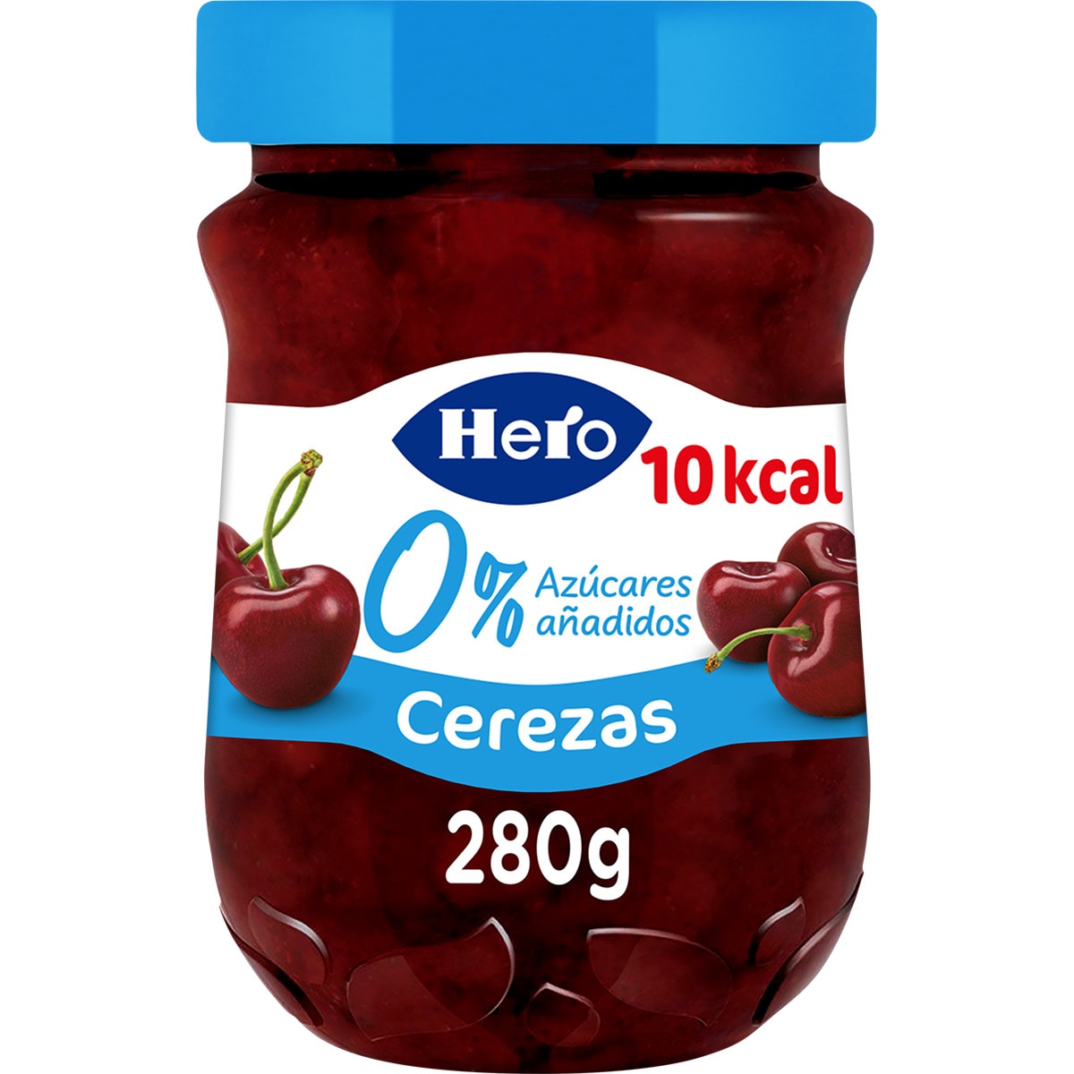 confitura de cerezas 0% azúcares añadidos