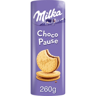 MILKA Choco Pause galletas rellenas paquete 260 g