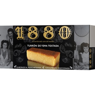 1880 Turrón aus geröstetem Eigelb glutenfrei Premiumqualität Tafel 250 g