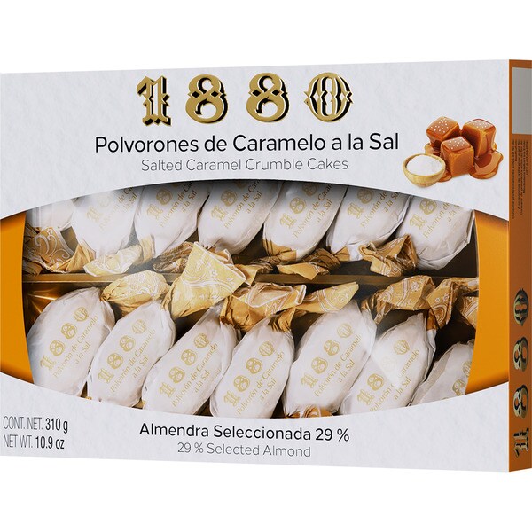 Polvorones salziges Karamell Premiumqualität Karton 310 g