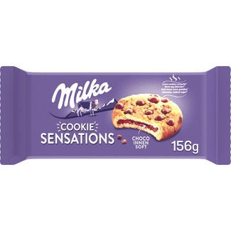 MILKA Cookies Sensations con corazón de chocolate paquete 156 g