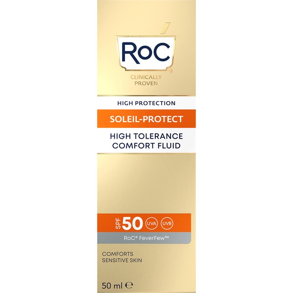 ROC loción solar protectora SPF-50 tubo 50 ml para pieles sensibles