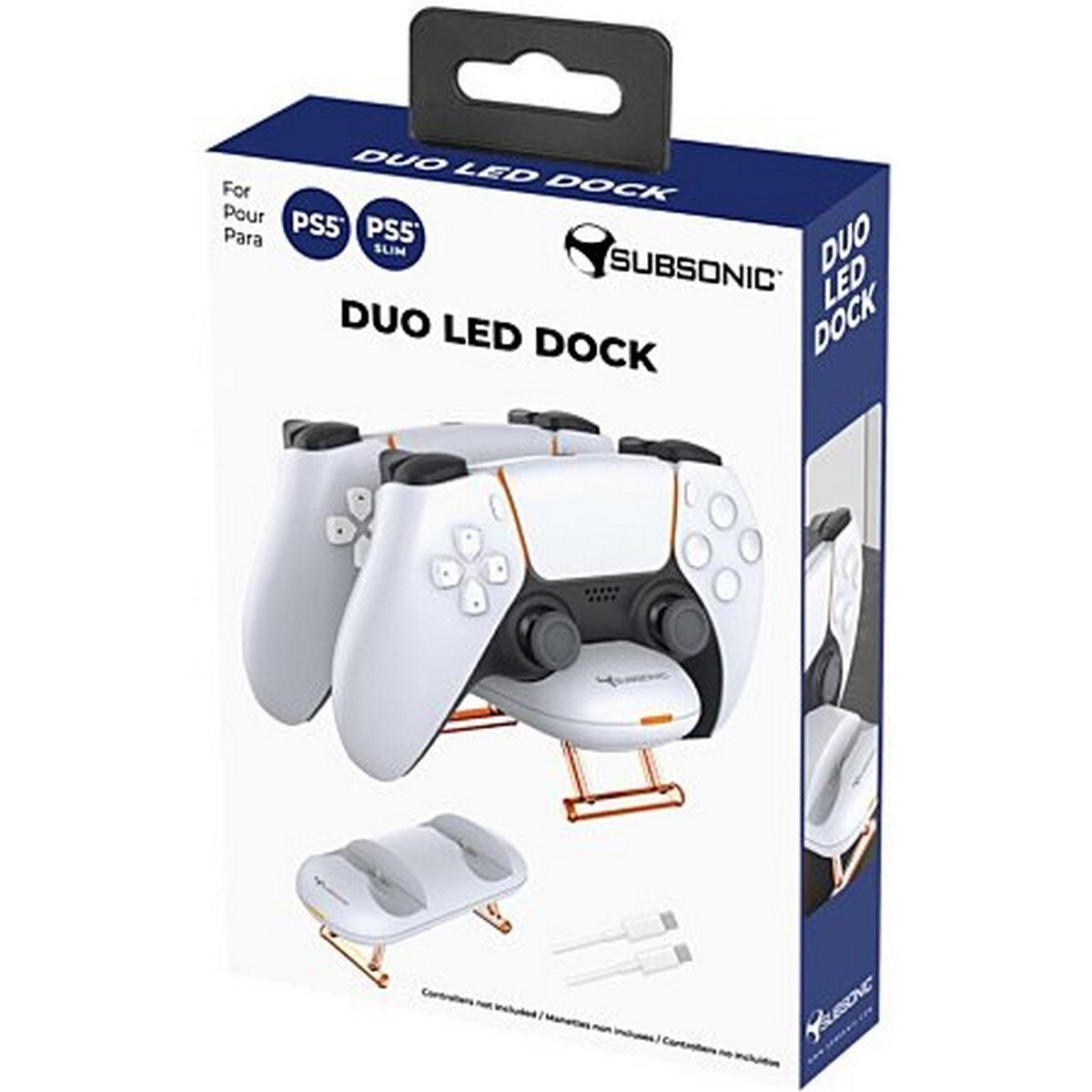Base Carga Comandos LED - PlayStation 5 2
