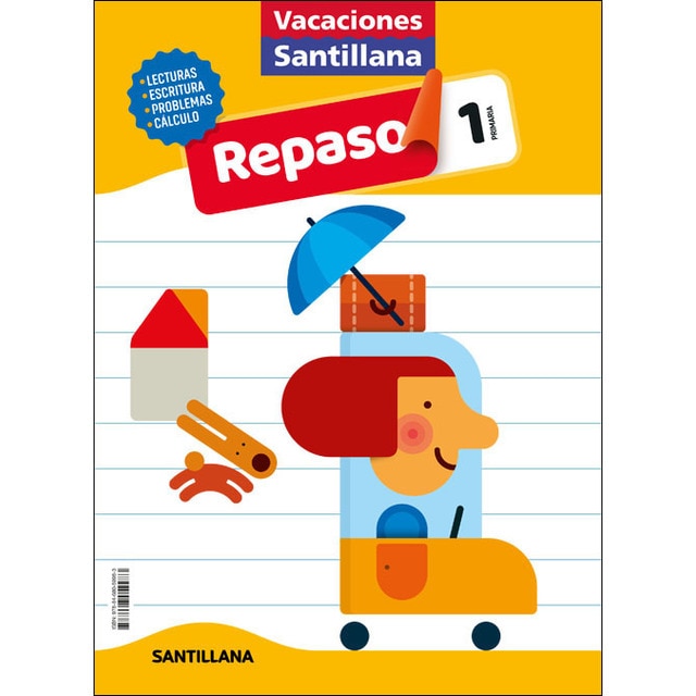VACACIONES SANTILLANA 1 PRIMARIA ACTIVIDADES DE REPASO PARA EL VERANO  (Tapa blanda)