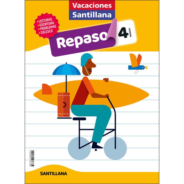VACACIONES SANTILLANA 4 PRIMARIA ACTIVIDADES DE REPASO PARA EL VERANO  (Tapa blanda)