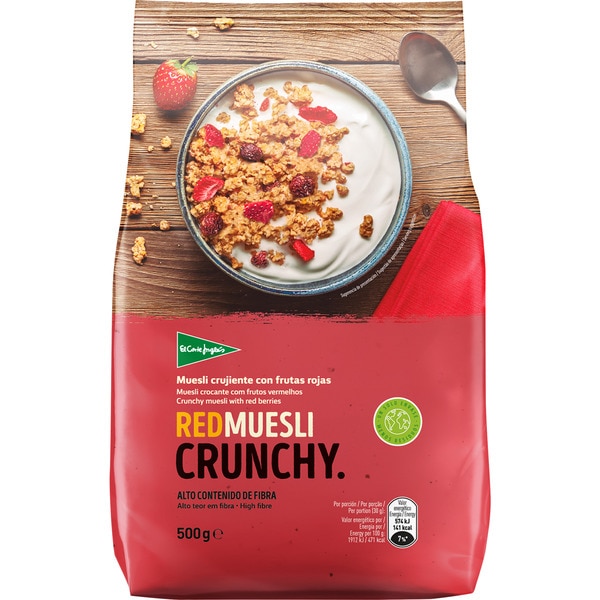 crunchy muesli with red fruits case 500 g