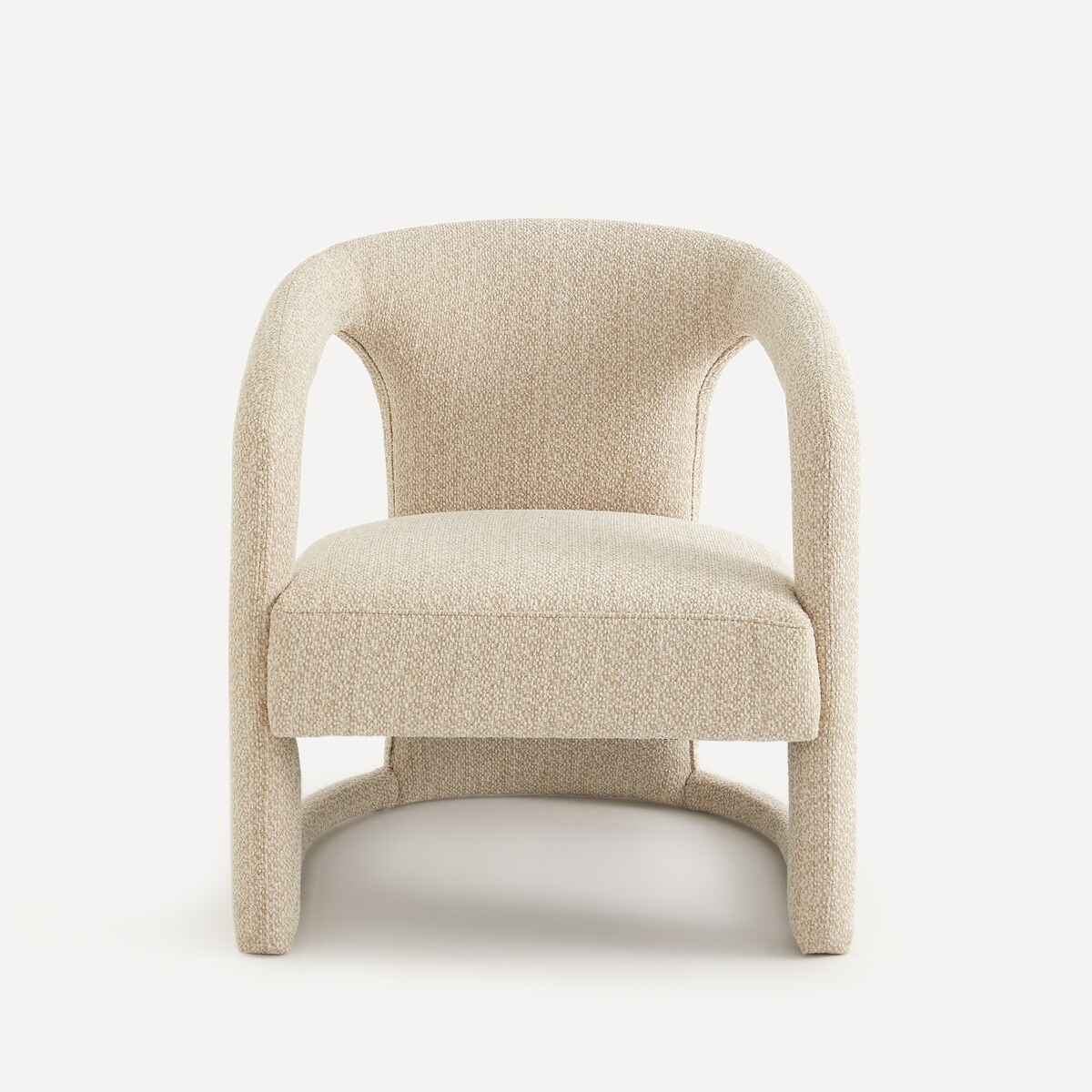 Poltrona Estofada Ofra Bege-2