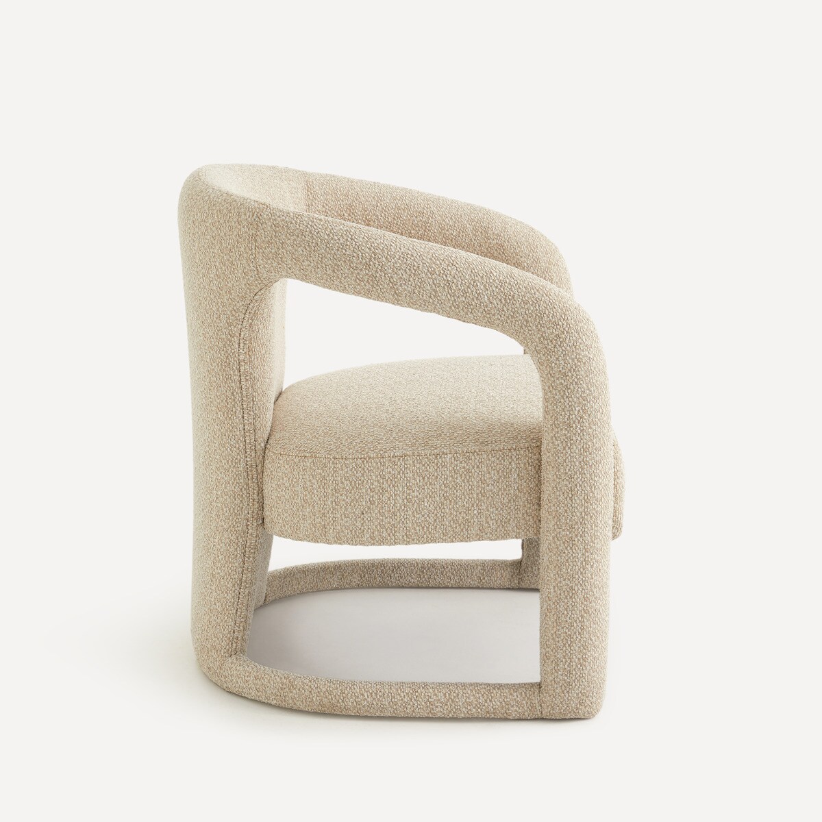 Poltrona Estofada Ofra Bege-3