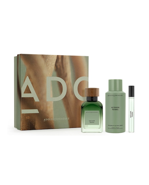 Adolfo Dominguez – Estuche de regalo Eau de Parfum Vetiver Terra Adolfo Dominguez.