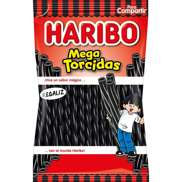 Mega Torcidas schwarze Lakritzstangen Tasche 160 g