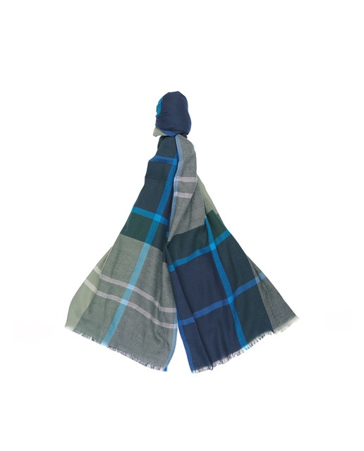 Foulard de hombre azul estampado