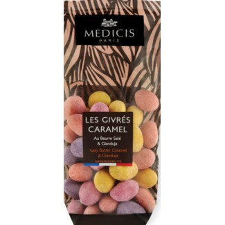 Medicis Amêndoas de Manteiga Salgada Caramelo e Gianduja embalagem 200 g
