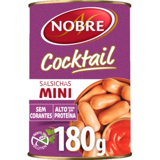 Nobre Salsichas Cocktail lata 180 g