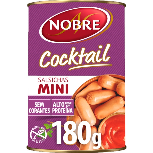 Salsichas Cocktail lata 180 g