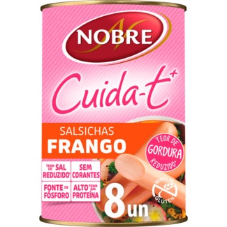 Nobre Salsichas de Frango Cuida-t + lata 160 g
