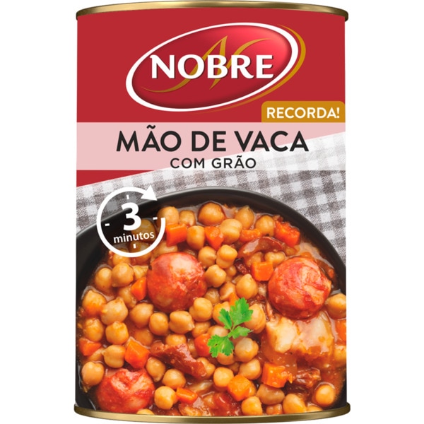 Mão de Vaca com Grão lata 500 g