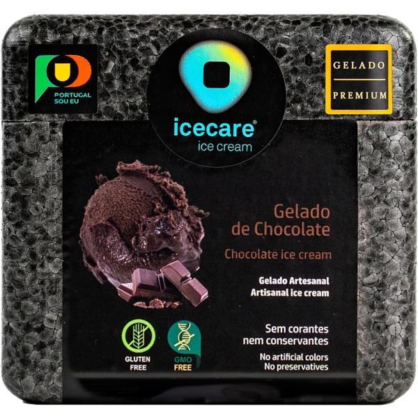 Gelado Artesanal Chocolate embalagem 500 ml