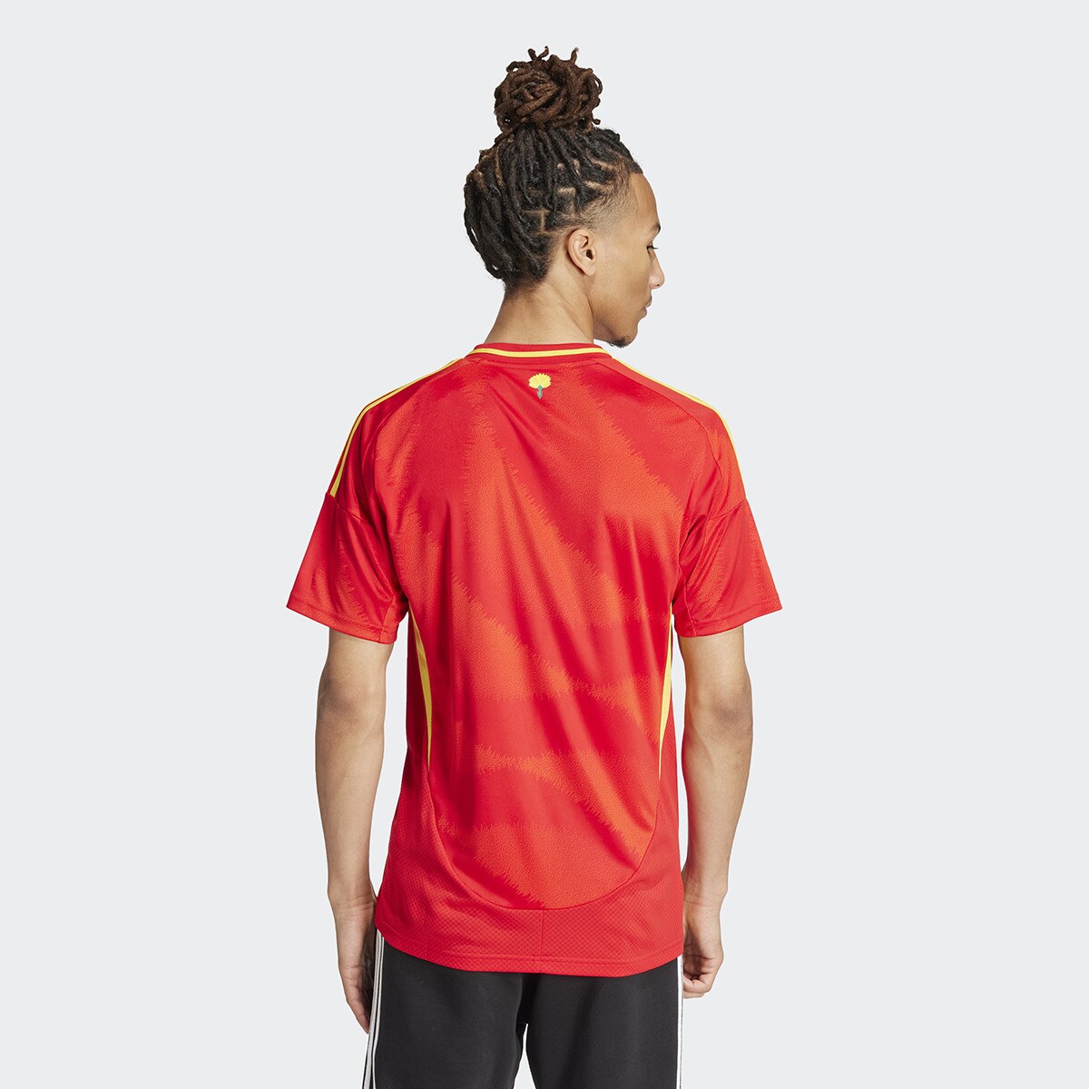 T-shirt de Homem 1.º Equipamento Espanha 2024 Vermelho-2