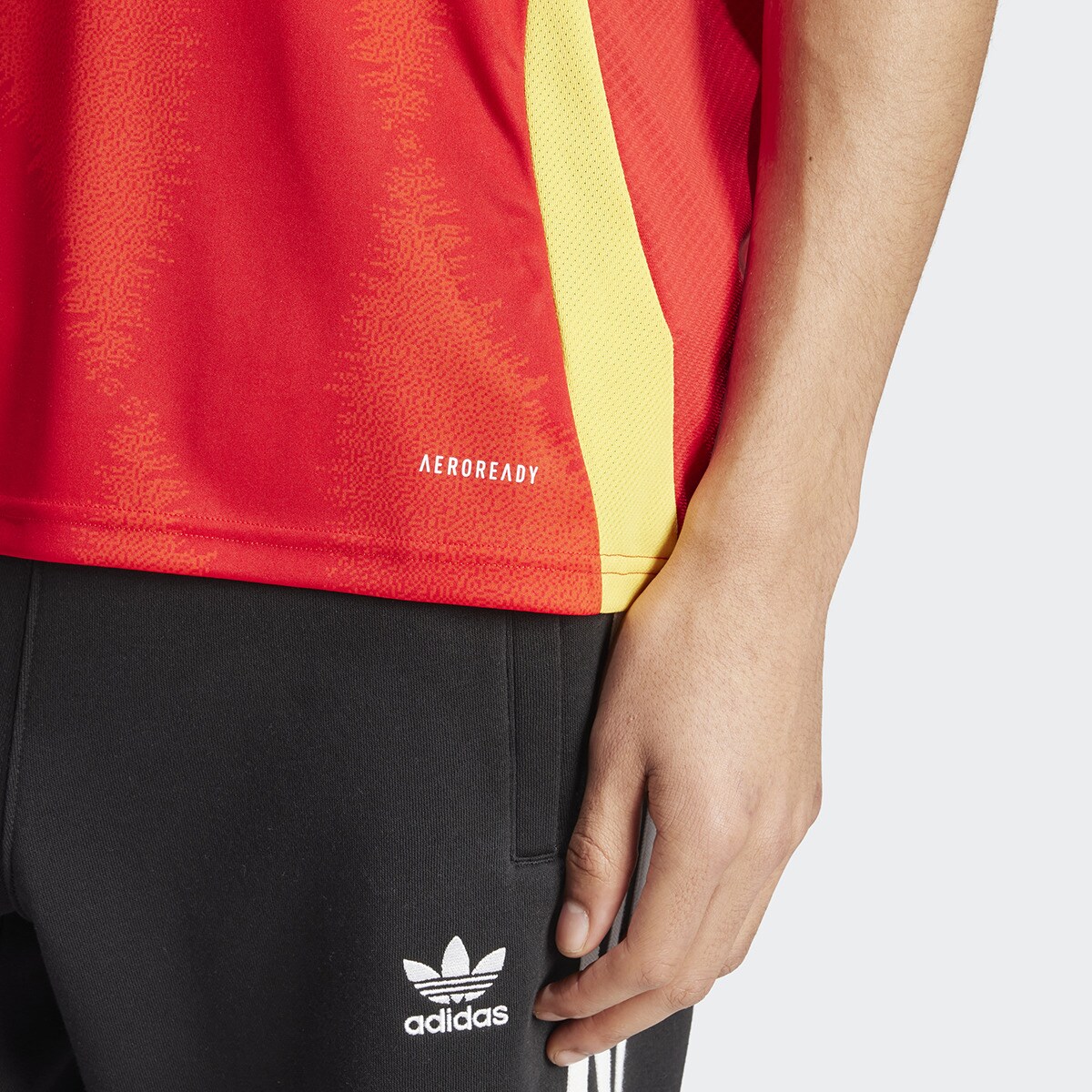 T-shirt de Homem 1.º Equipamento Espanha 2024 Vermelho-5