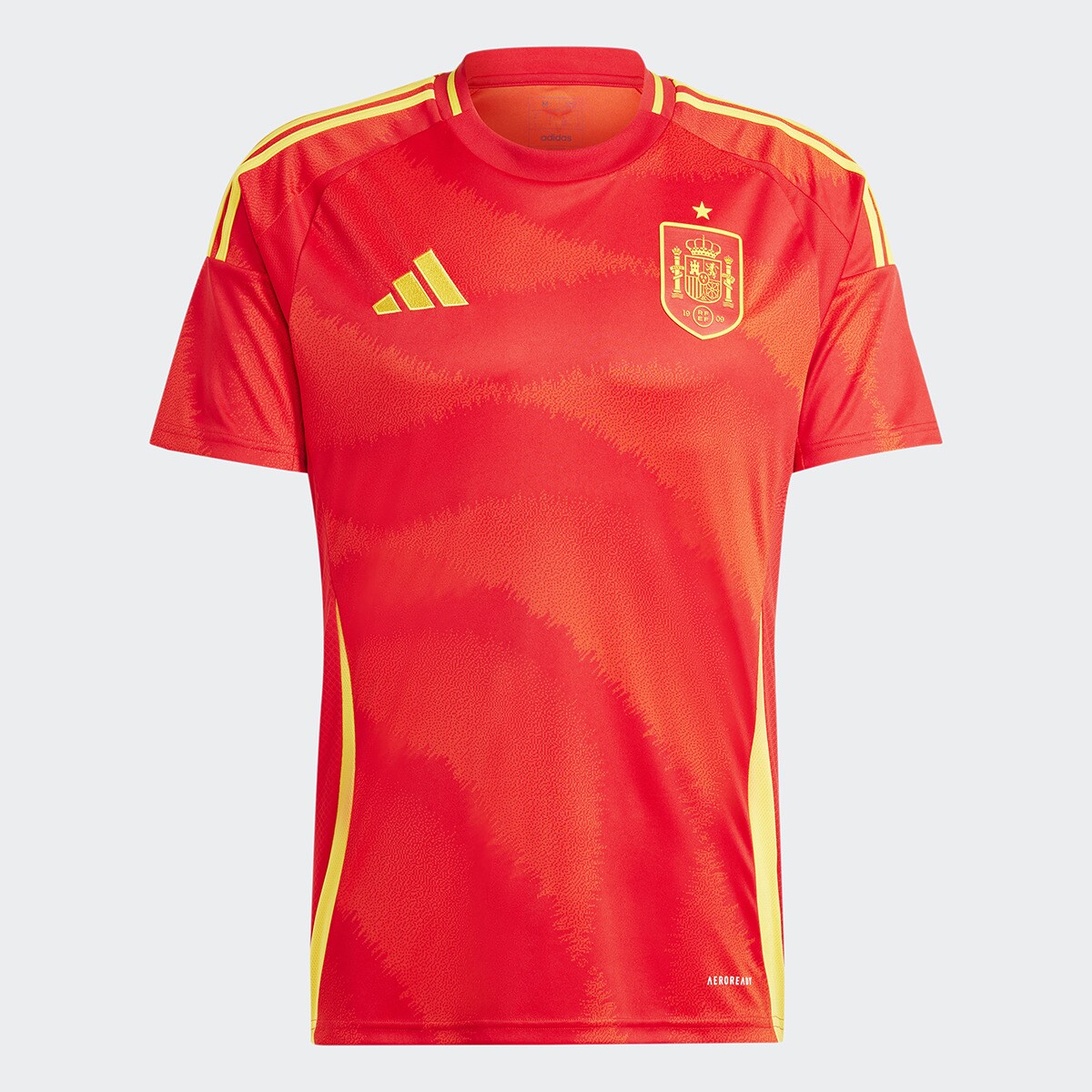 T-shirt de Homem 1.º Equipamento Espanha 2024 Vermelho-6